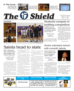 Saints head to state - Saint Thomas Aquinas High School