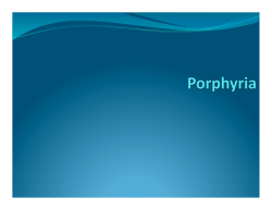 Porphyria - DermpathMD