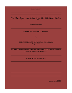 In the Supreme Court of the United States