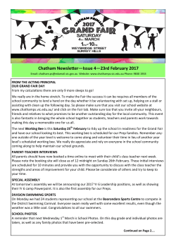 Issue 4 - 23rd February 2017