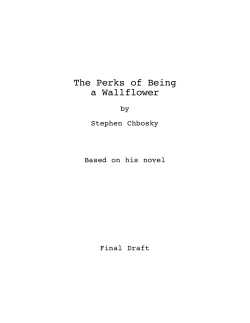 "Perks of Being a Wallflower"