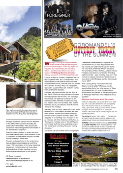 hottest ticket - Coromandel Life