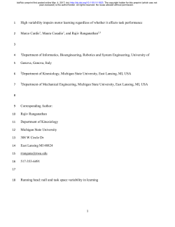 High variability impairs motor learning regardless of whether it