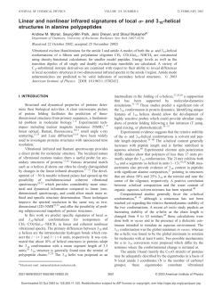 Linear and nonlinear infrared signatures of local