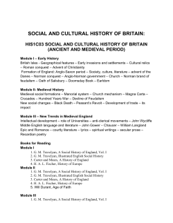 social and cultural history of britain
