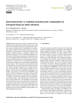 Interconnectivity vs. isolation of prokaryotic