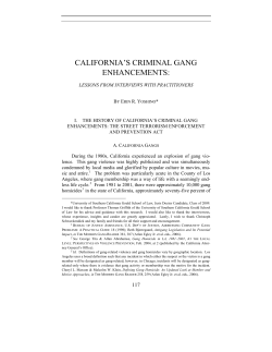 california`s criminal gang enhancements