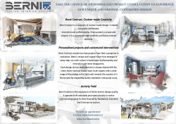 take the chance of a personalized project consultation to experience