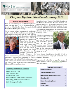 Nov-Dec-Jan 2015 - NASW-SC