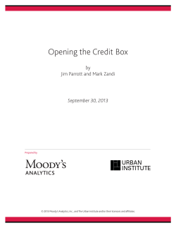 Opening the Credit Box