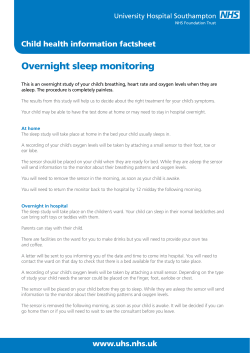 Overnight sleep monitoring