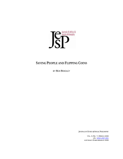 saving people and flipping coins