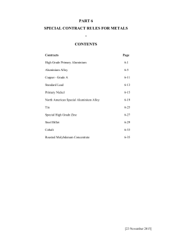 PART 6 - London Metal Exchange