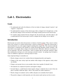 Electrostatics