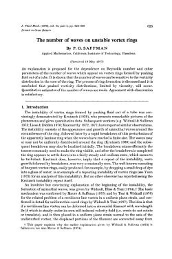 The number of waves on unstable vortex rings