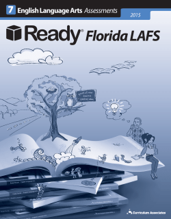 Ready Florida LAFS Grade 7 Sampler