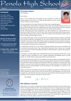 Newsletter 2 - Penola High School