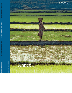 Annex 1 - World bank documents