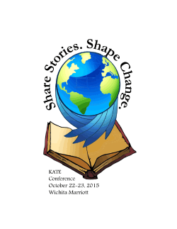 Thursday, October 22 - The Kansas Association of Teachers of English