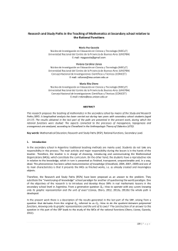 Mar&iacute;a Rita Otero1,2 - Journal of Arts and Humanities