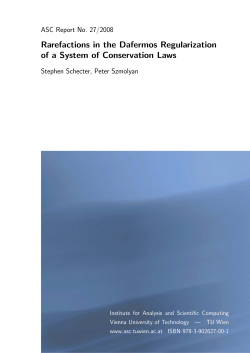 Rarefactions in the Dafermos Regularization of a System of