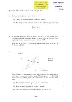 Question 9 (12 marks) Use a SEPARATE writing booklet. (a