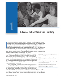 Chapter 1 of Education for a Civil Society