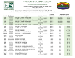 NM Pricing Guide 2014-2015 - Diversified Metal Fabricators