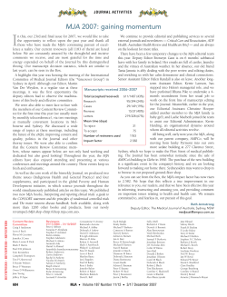 The Medical Journal of Australia