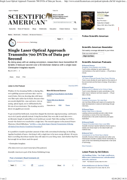 Scientific American Podcast - KIT