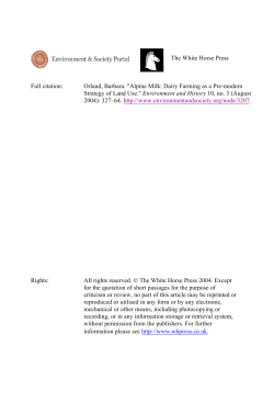 The White Horse Press Full citation: Orland, Barbara. "Alpine Milk