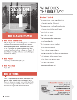 Session 1 - The Blameless Way