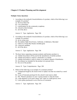 Multiple Choice Questions