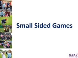 Small Sided Games - Ladies Gaelic Football