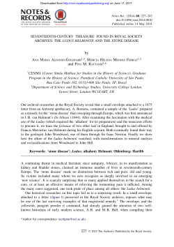 SEVENTEENTH-CENTURY `TREASURE` FOUND IN ROYAL