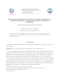 - International Journal of Group Theory