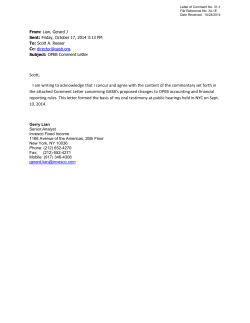 Scott, I am writing to acknowledge that I concur and agree with the