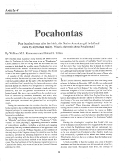 Pocahontas - History With Professor Marki