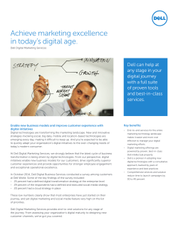 Achieve marketing excellence in today`s digital age.