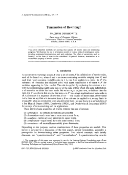 Termination of Rewriting`