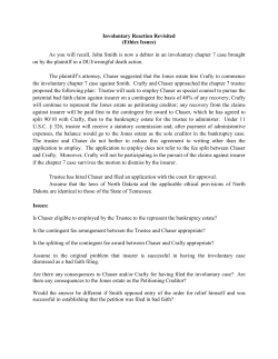 Involuntary Reaction Revisited (Ethics Issues) As you will recall