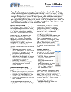Pages `08 Basics