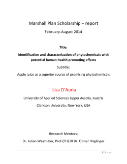 Identification and characterization of phytochemicals with potential