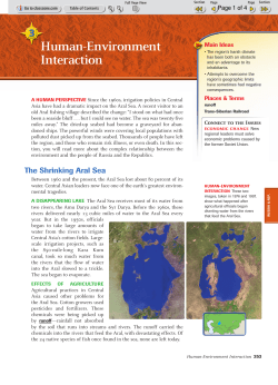 Human-Environment Interaction