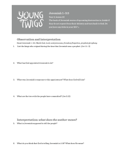 Observation and interpretation Interpretation: what does the author