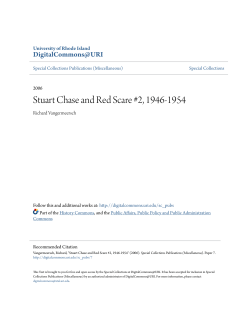 Stuart Chase and Red Scare #2, 1946-1954