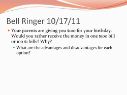 Bell Ringer 10/17/11 - Warren County Schools
