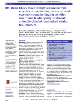 Shock wave therapy associated with eccentric strengthening versus