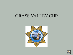 CHP GV SR49 collision statistics presentation
