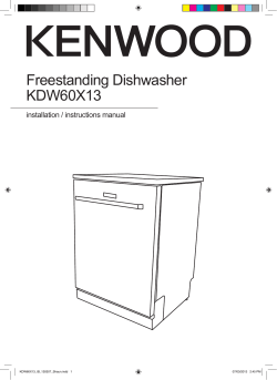 Freestanding Dishwasher KDW60X13